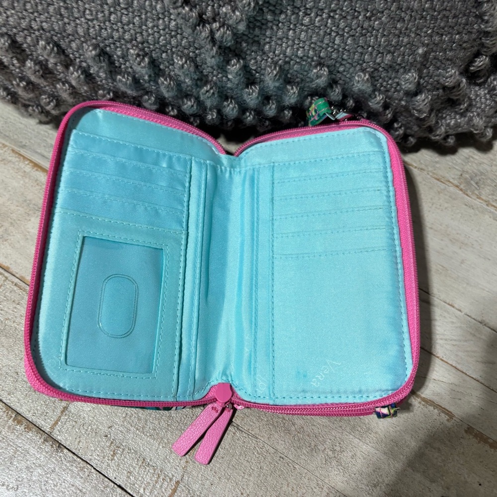 ❤️Vera Bradley RFID Tropical Paradise Wristlet/Wallet - Picture 4 of 5